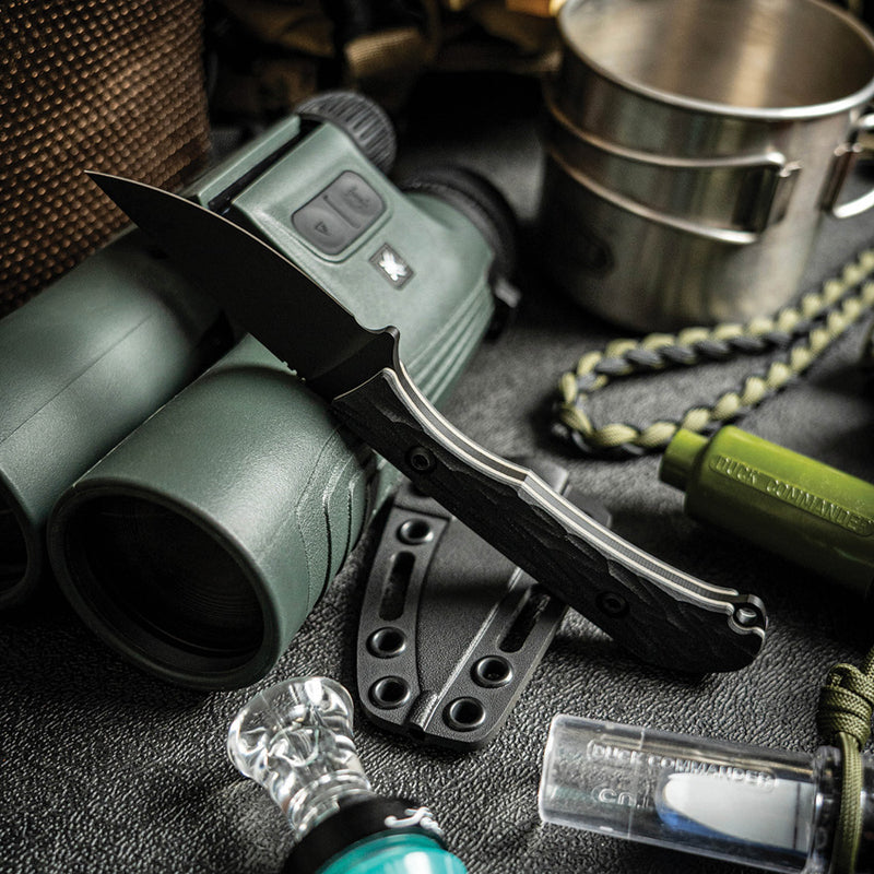 Toor Barrow Fixed Blade Socom Black Knife — CPM MagnaCut [TR08507] — product view 5