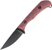 Toor Barrow Fixed Blade Knife / Crimson — CPM MagnaCut / Red [TR08508] — product view 1