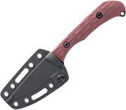 Toor Barrow Fixed Blade Knife / Crimson — CPM MagnaCut / Red [TR08508] — product view 2