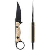 Toor Jank Shank S Fixed Blade Knife / FDE — CPM-M4 [TR23847] — product view 3