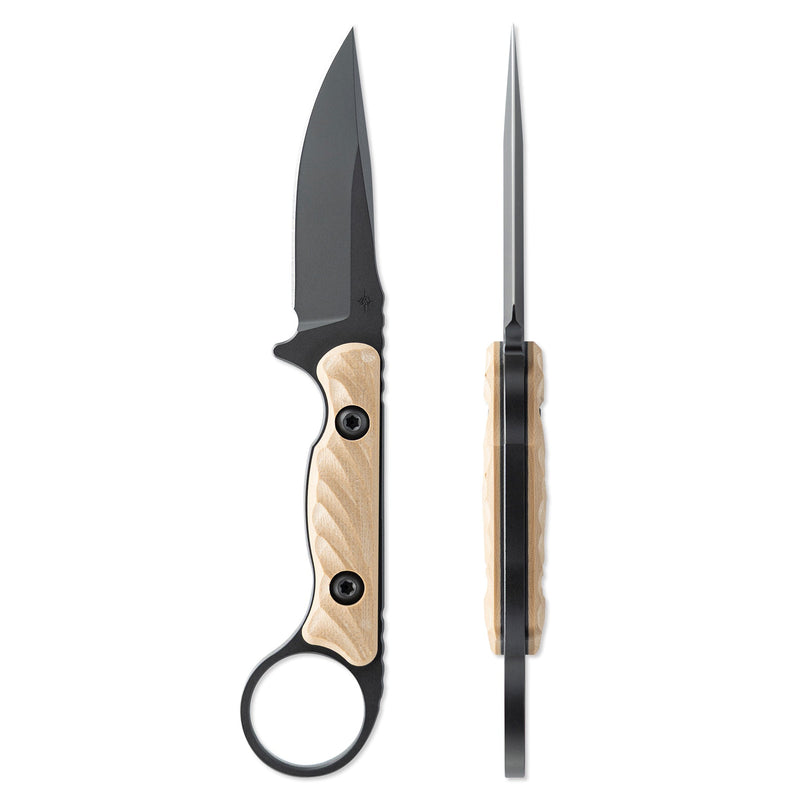 Toor Jank Shank S Fixed Blade Knife / FDE — CPM-M4 [TR23847] — product view 4