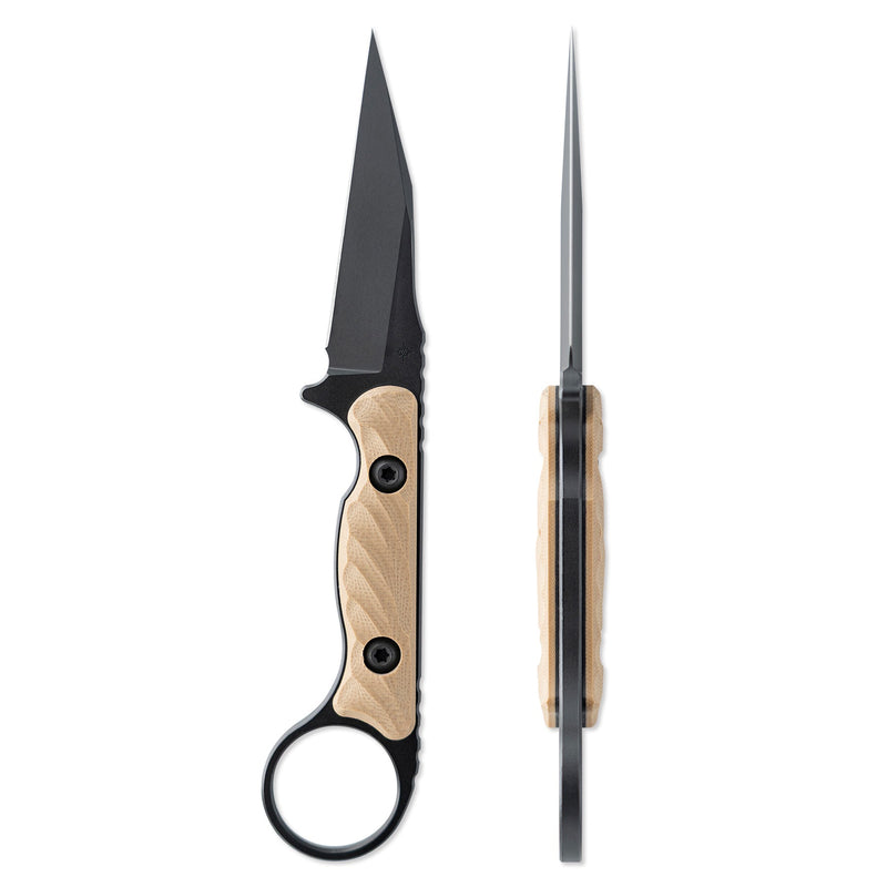 Toor Jank Shank W Fixed Blade Knife / FDE — CPM-M4 [TR23849] — product view 5