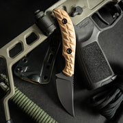 Toor STR S Shifter Fixed Blade Knife / FDE — CPM-M4 [TR23851] — product view 7