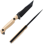 Toor KRYPTEIA T Fixed Blade Knife / FDE — CPM-M4 [TR23857] — product view 3