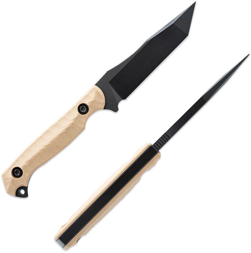 Toor KRYPTEIA T Fixed Blade Knife / FDE — CPM-M4 [TR23857] — product view 3