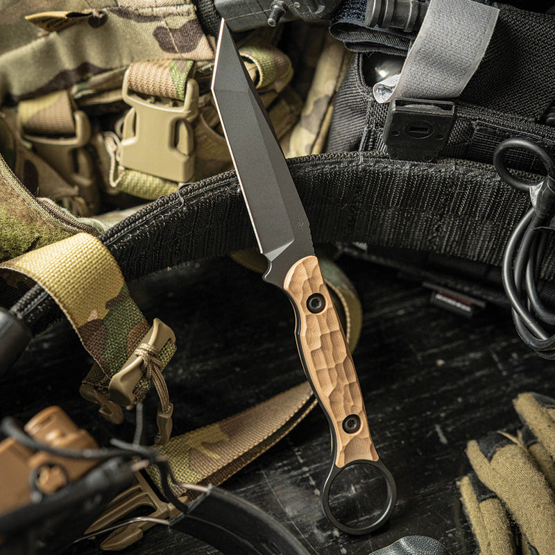 Toor Serpent T Fixed Blade Knife / FDE — CPM-M4 [TR23861] — product view 2