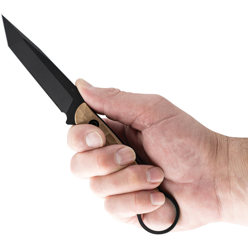 Toor Serpent T Fixed Blade Knife / FDE — CPM-M4 [TR23861] — product view 4