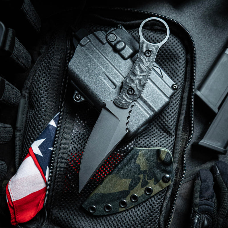 Toor Vandal Fixed Blade Knife / Socom — CPM-M4 / Black [TR23864] — product view 7
