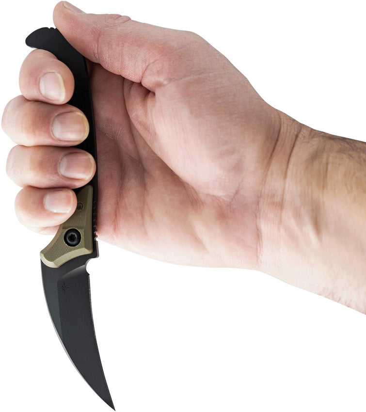 Toor Pincer Fixed Blade Knife / Ranger — 154CM / Black [TR23869] — product view 4