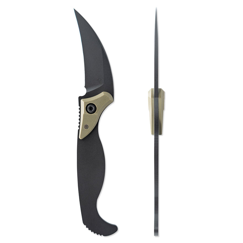 Toor Pincer Fixed Blade Knife / Ranger — 154CM / Black [TR23869] — product view 5