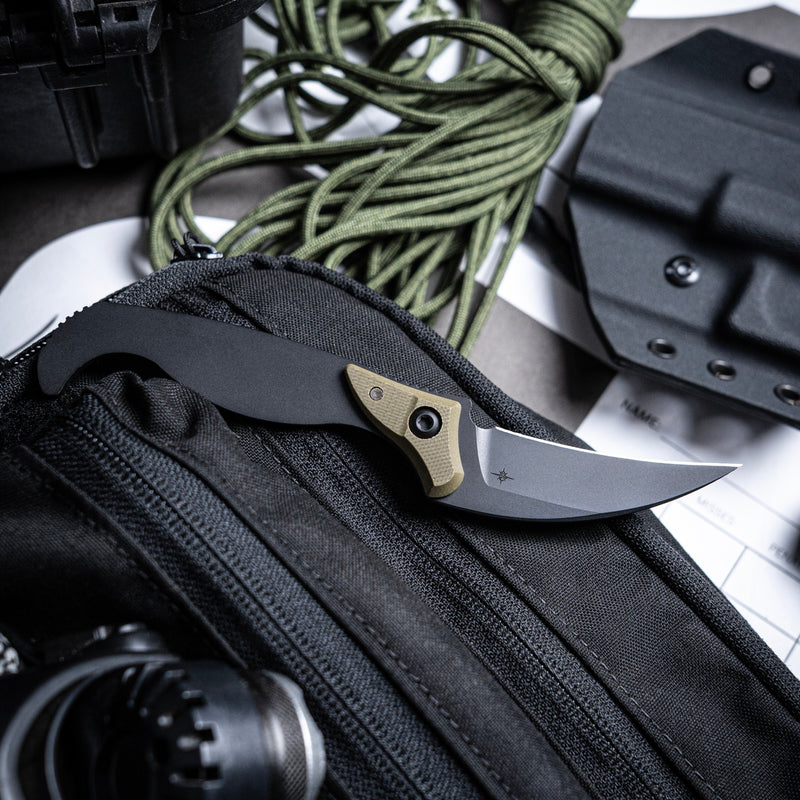 Toor Pincer Fixed Blade Knife / Ranger — 154CM / Black [TR23869] — product view 6