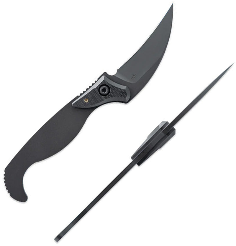 Toor Pincer Fixed Blade Knife / Socom — 154CM / Black [TR23870] — product view 2