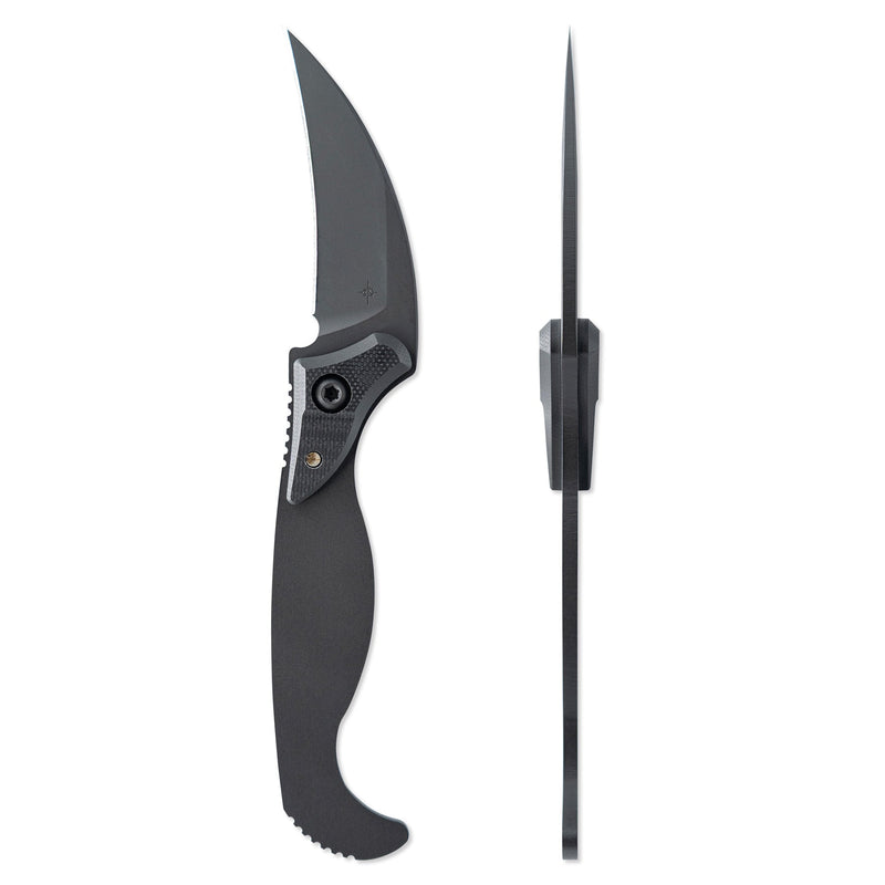 Toor Pincer Fixed Blade Knife / Socom — 154CM / Black [TR23870] — product view 5