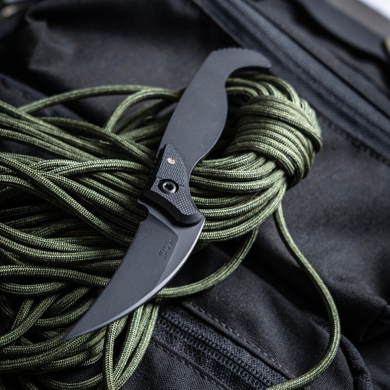 Toor Pincer Fixed Blade Knife / Socom — 154CM / Black [TR23870] — product view 6