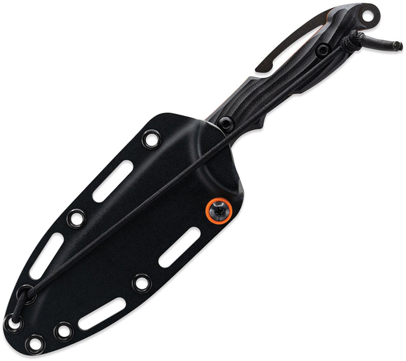 Toor Marine Utility Fighting Dive K Fixed Blade Knife — CPM Cru-Wear / Black [TR33810] — product view 2