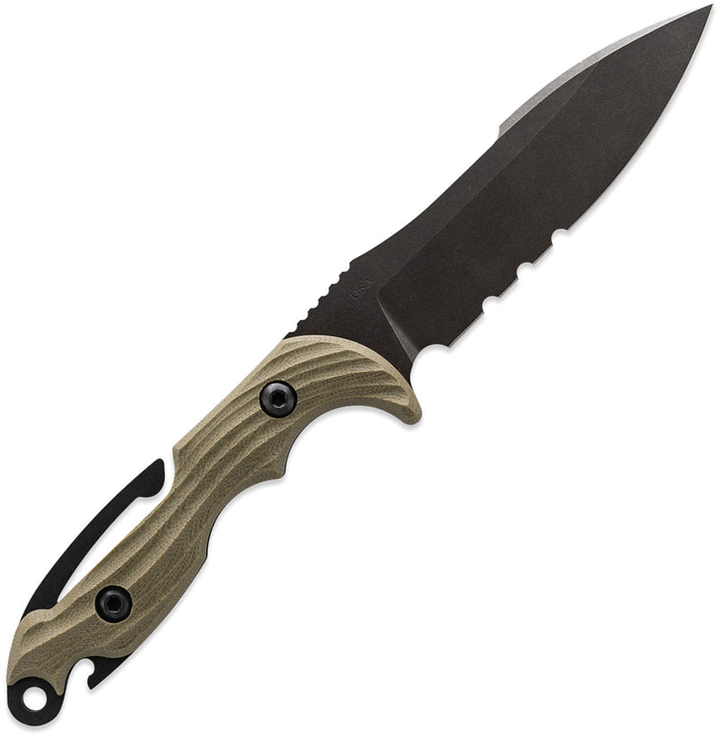 Toor Marine Utility Fighting Dive K Fixed Blade Knife — CPM Cru-Wear [TR33811] — product view 3