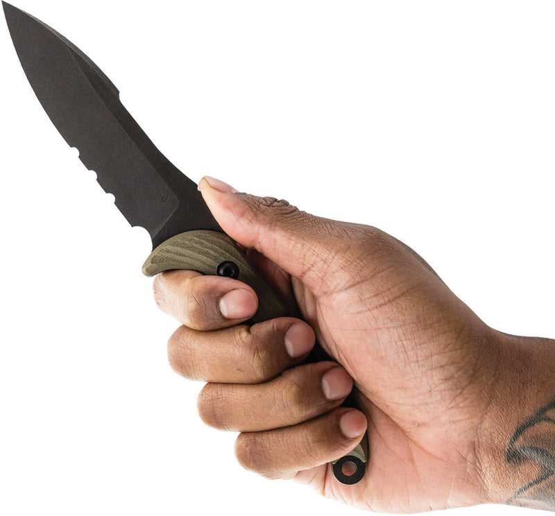 Toor Marine Utility Fighting Dive K Fixed Blade Knife — CPM Cru-Wear [TR33811] — product view 4