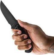 Toor Brauler Fixed Blade Knife / Bomber Black — CPM Cru-Wear [TR33822] — product view 3