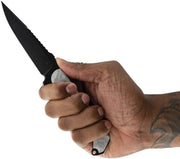 Toor Darter S Fixed Blade Knife / Gray — CPM S35VN [TR33836] — product view 4