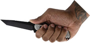 Toor Darter T Fixed Blade Knife / Gray — CPM S35VN [TR33838] — product view 3