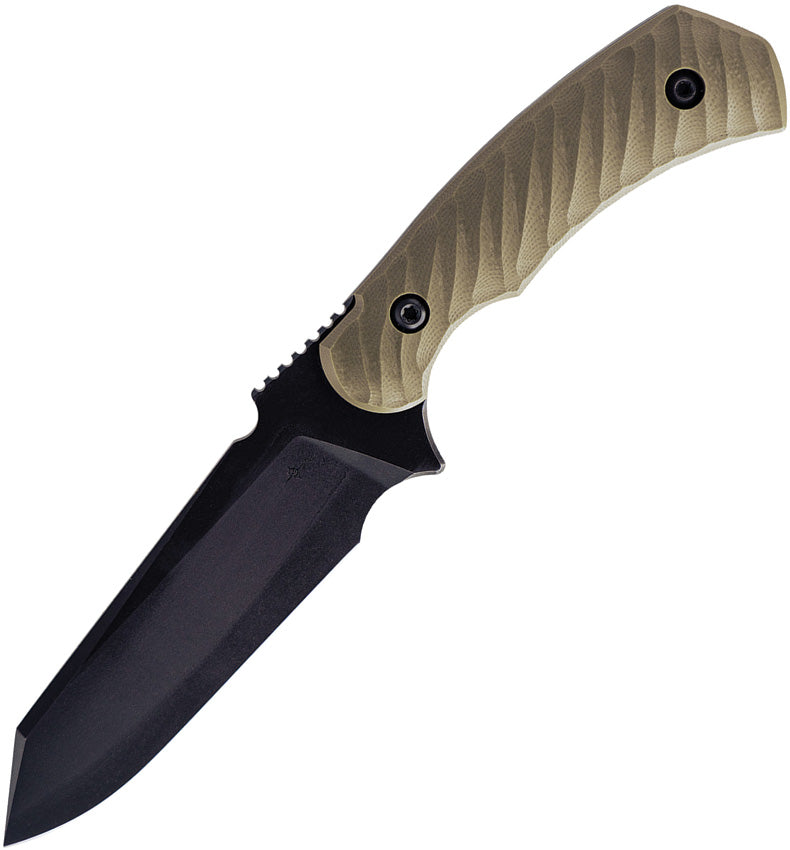 Toor Zenith Fixed Blade Knife / Spitfire Gr — CPM Cru-Wear / Green [TR33850] — product view 1