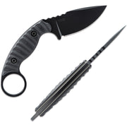 Toor Karsumba S Fixed Blade Knife / SoCom — CPM-M4 / Black [TR33874] — product view 3
