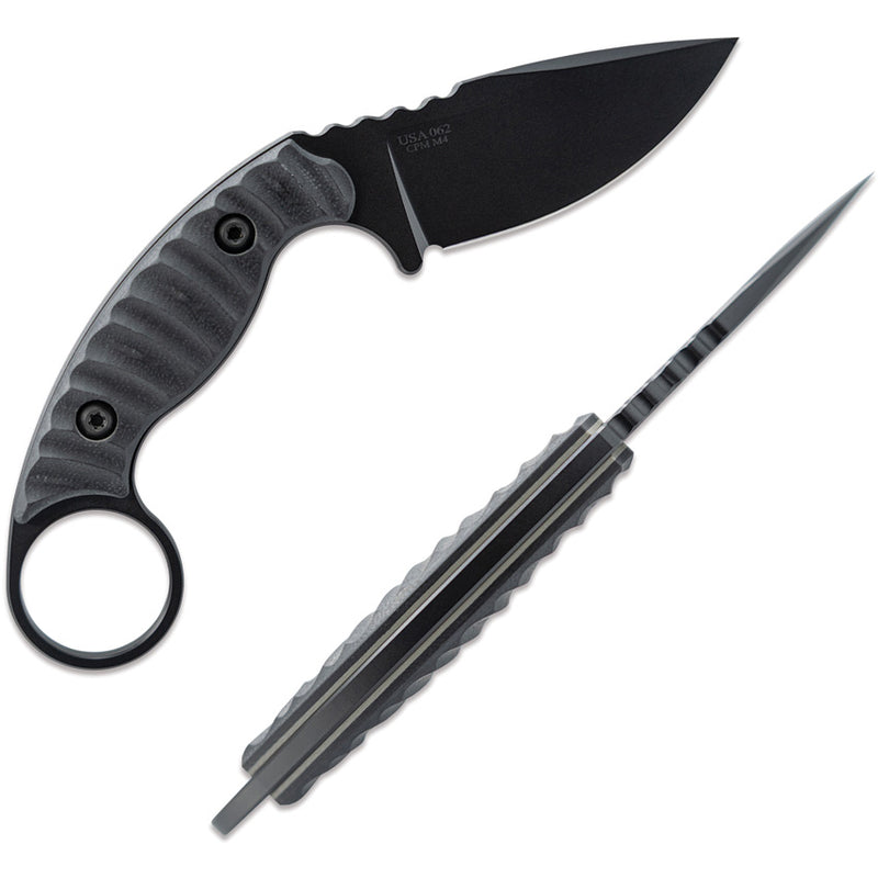 Toor Karsumba S Fixed Blade Knife / SoCom — CPM-M4 / Black [TR33874] — product view 3