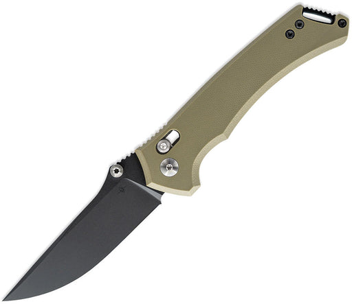 Toor Draper Crossbar Lock OD Folding Knife — CPM MagnaCut / Green [TR33879] — product view 1