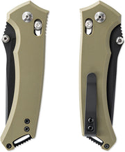 Toor Draper Crossbar Lock OD Folding Knife — CPM MagnaCut / Green [TR33879] — product view 2