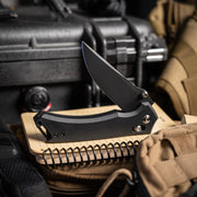 Toor Draper Crossbar Lock Socom Folding Knife — CPM MagnaCut / Black [TR33880] — product view 4