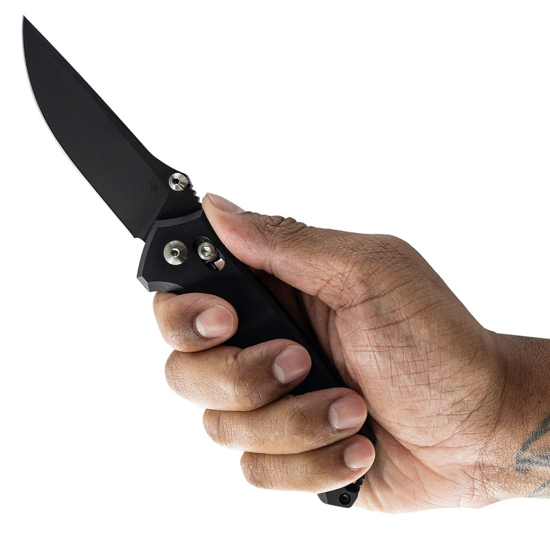 Toor Draper Crossbar Lock Socom Folding Knife — CPM MagnaCut / Black [TR33880] — product view 5