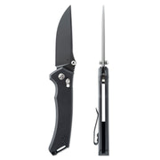 Toor Draper Crossbar Lock Socom Folding Knife — CPM MagnaCut / Black [TR33880] — product view 6