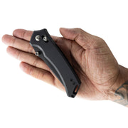 Toor Draper Crossbar Lock Socom Folding Knife — CPM MagnaCut / Black [TR33880] — product view 7