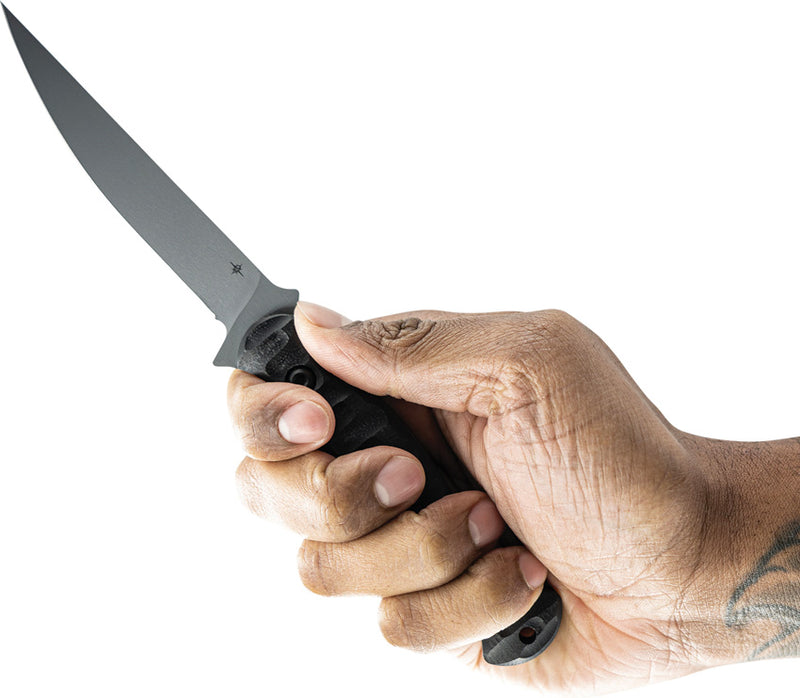 Toor Regal Fixed Blade Knife / Phantom Gray — CPM-M4 / Black [TR33884] — product view 4