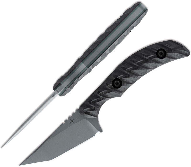 Toor Shifter T Fixed Blade Knife / Gray — CPM-M4 / Black [TR33886] — product view 1