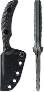 Toor Shifter T Fixed Blade Knife / Gray — CPM-M4 / Black [TR33886] — product view 2