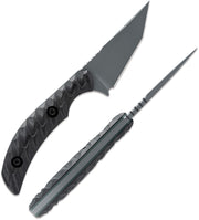 Toor Shifter T Fixed Blade Knife / Gray — CPM-M4 / Black [TR33886] — product view 3
