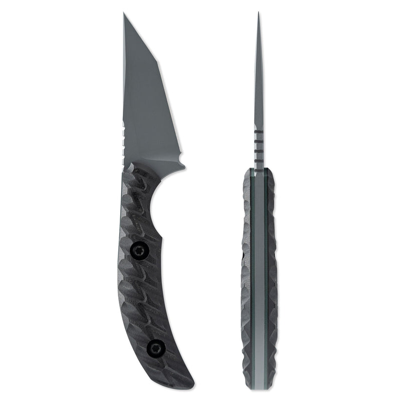 Toor Shifter T Fixed Blade Knife / Gray — CPM-M4 / Black [TR33886] — product view 5
