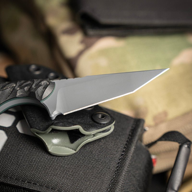 Toor Shifter T Fixed Blade Knife / Gray — CPM-M4 / Black [TR33886] — product view 6
