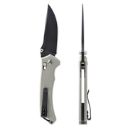 Toor Draper Crossbar Lock Gray Folding Knife — CPM MagnaCut [TR33889] — product view 3