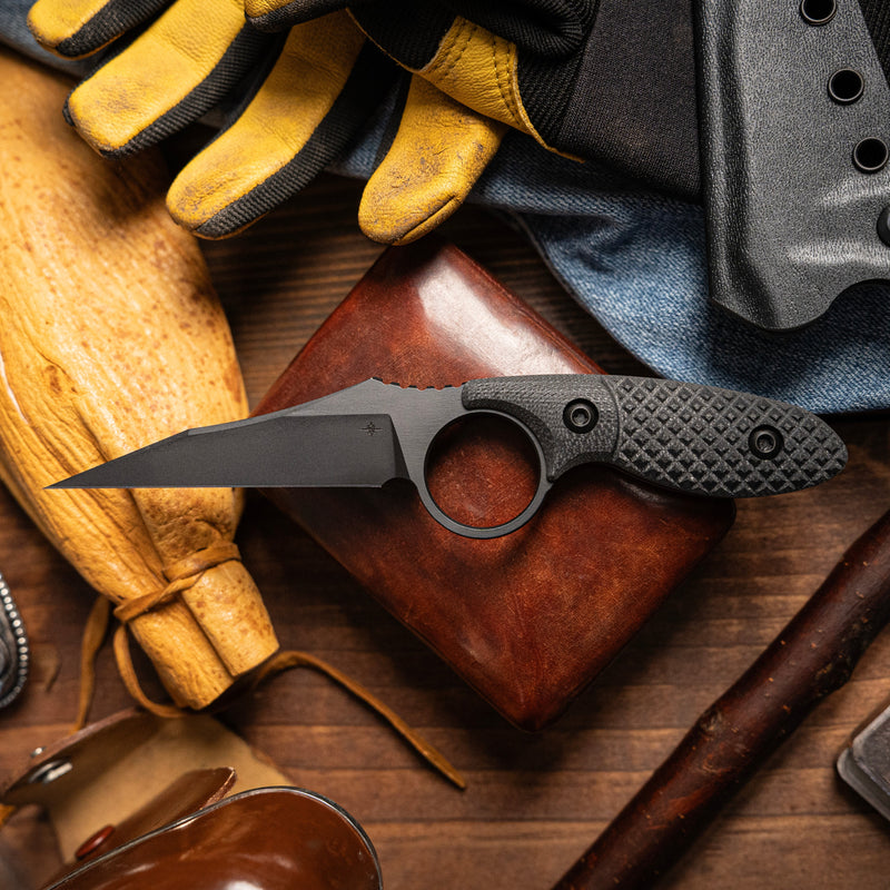 Toor Cortano Fixed Blade Knife / Socom — CPM-M4 / Black [TR33896] — product view 7