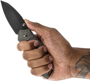 Toor XT1 Charlie Frame Lock Stealth Folding Knife — CPM S35VN [TR64201] — product view 4
