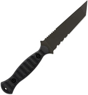 Toor Overlord Fixed Blade Knife / Woodland — CPM-154 / Black [TR64237] — product view 4