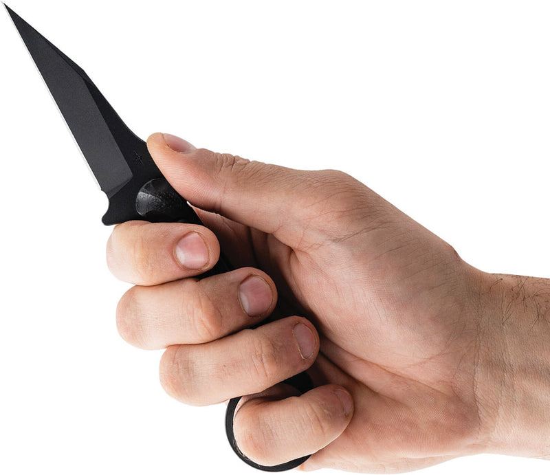 Toor Jank Shank W Fixed Blade Knife / Socom — CPM-M4 / Black [TR64240] — product view 4