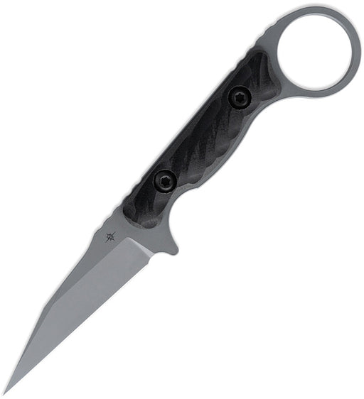Toor Jank Shank W Fixed Blade Knife / Gray — CPM-M4 / Black [TR64241] — product view 1