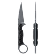 Toor Jank Shank W Fixed Blade Knife / Gray — CPM-M4 / Black [TR64241] — product view 6