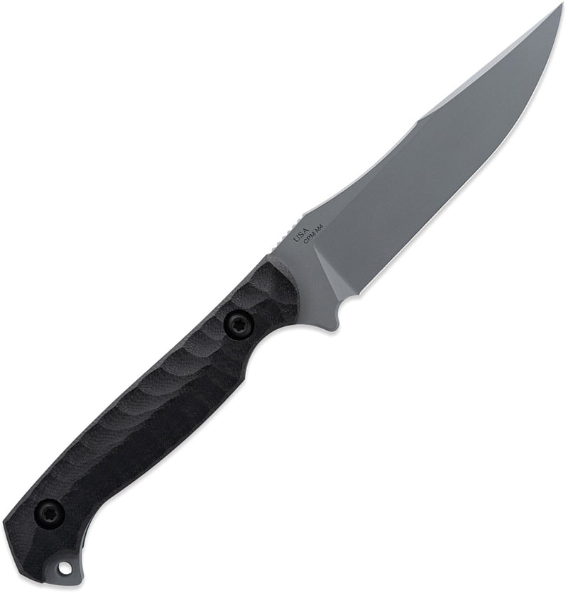 Toor Krypteia S Fixed Blade Knife / Gray — CPM-M4 / Black [TR64244] — product view 3