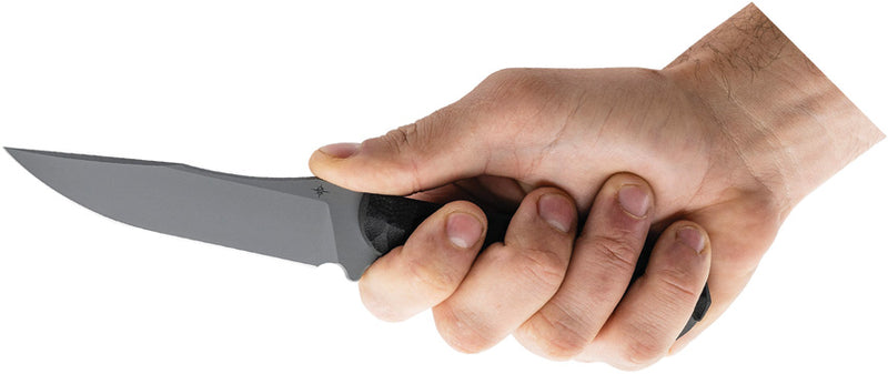 Toor Krypteia S Fixed Blade Knife / Gray — CPM-M4 / Black [TR64244] — product view 4