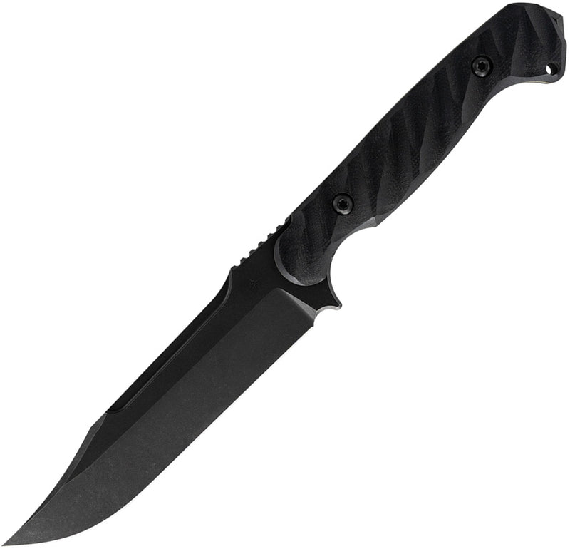 Toor Valor MK1 Fixed Blade Knife / Bomber — CPM Cru-Wear / Black [TR64272] — product view 1