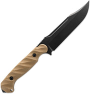 Toor Valor MK1 Fixed Blade Knife / Omaha — CPM Cru-Wear / Brown [TR64273] — product view 3